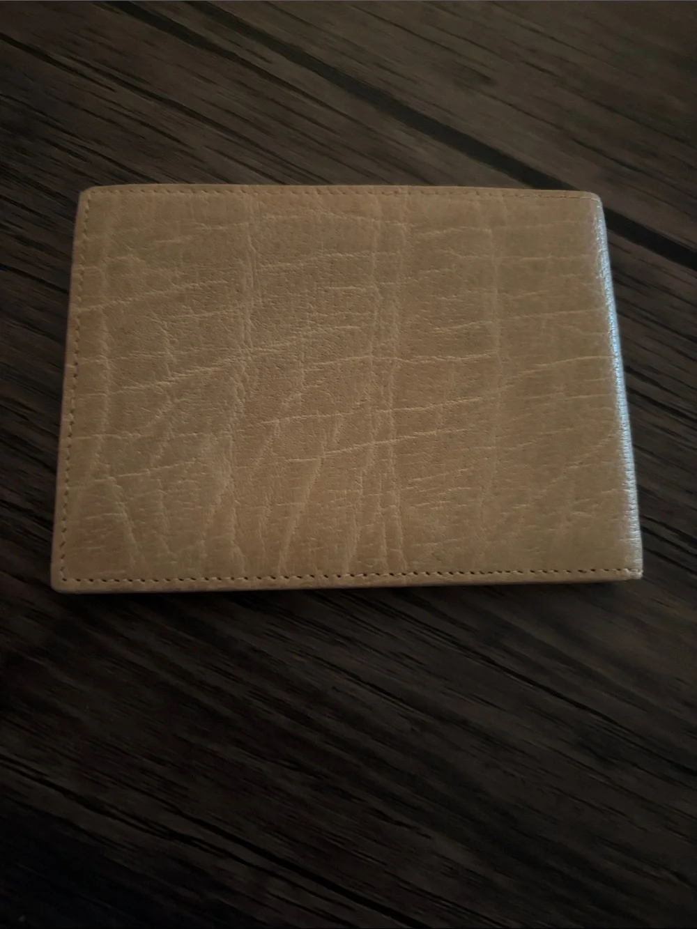 Classic Crocodile Men's Bifold Wallet in Tan